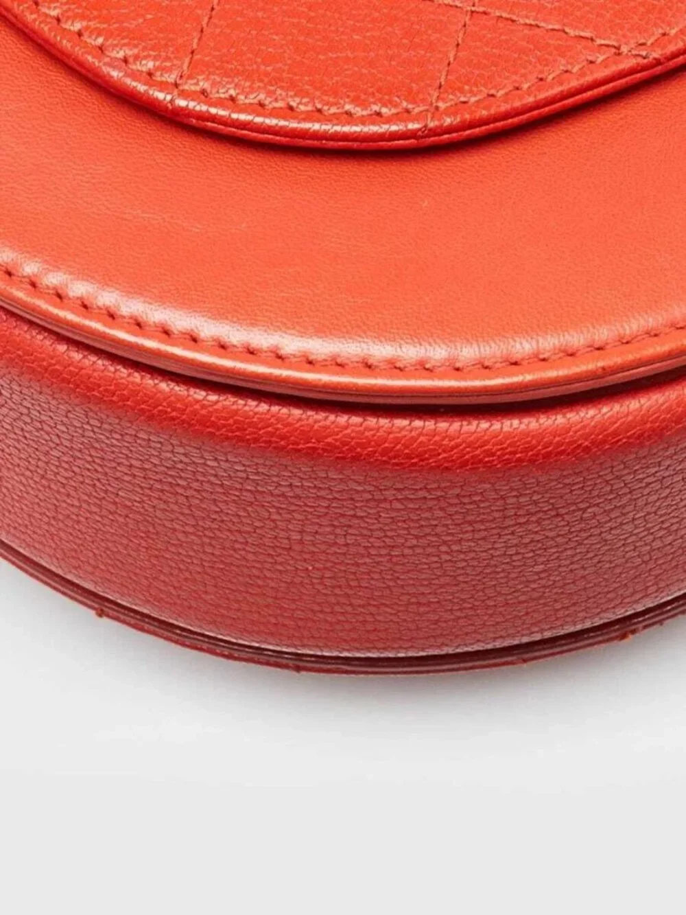 Chanel Red Leather Coco Curve Crossbody Bag